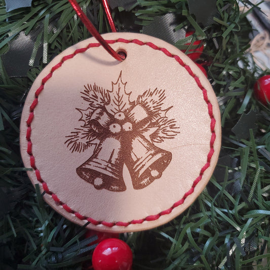Circular Christmas Bell Ornament