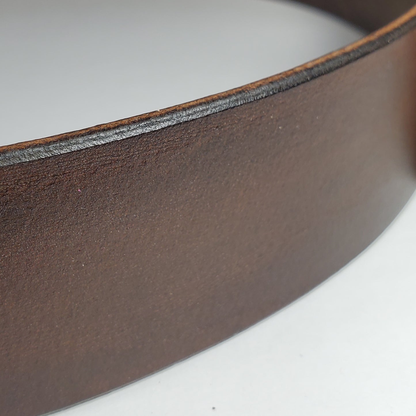 Dark Brown Handcrafted Veg-Tan Belt