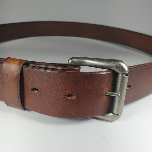 Saddle Tan Handcrafted Veg-Tan Belt
